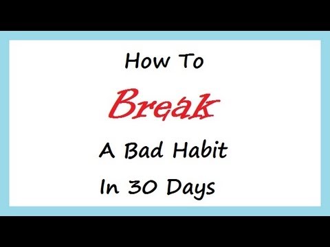 how to control bad habits