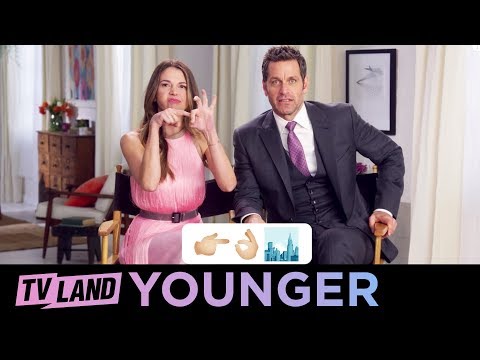 Movie Emoji Game 🎥 w/ the Cast of Younger | (Season 5) | TV Land