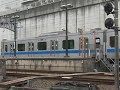 Odakyu Tama Line series 4000 train trial run at Karakida