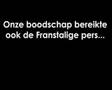 NSV actie Vlaams Parlement