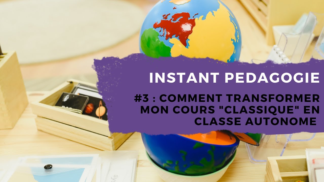 Transformer un "cours classique" en classe autonome