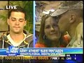 Alisyn Camerota interviews atheist soldier suing the USGov\