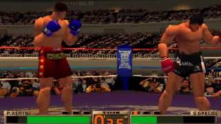 K-1 The Arena Fighters PS1 Peter Aerts vs Sam Greco - K1 PLAYSTATION GAME