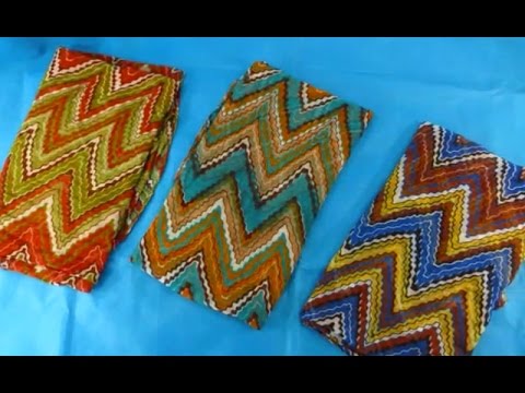 how to tie dye zig zag