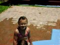un niña