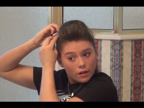 Cheer HAIR tutorial getting the POOF by Senior Elite's own Molly Gibbons