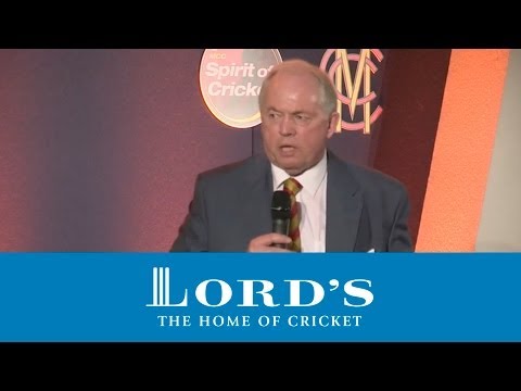 MCC Spirit of Cricket Cowdrey Lecture 2012