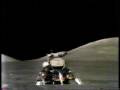 Lunar module blast off and leaves the Moon (Apollo 17)