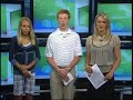 NBC 17's Page Crawford invites 2 local swimmers in to talk with Olympic gold-medalist  Aaron Peirsol...