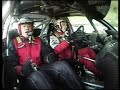 rally driver scares the hell out of co-driver! REALLY funny. rally driver scares the hell out of co-driver! REALLY funny.