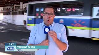 Marília: transporte público está sendo fiscalizado