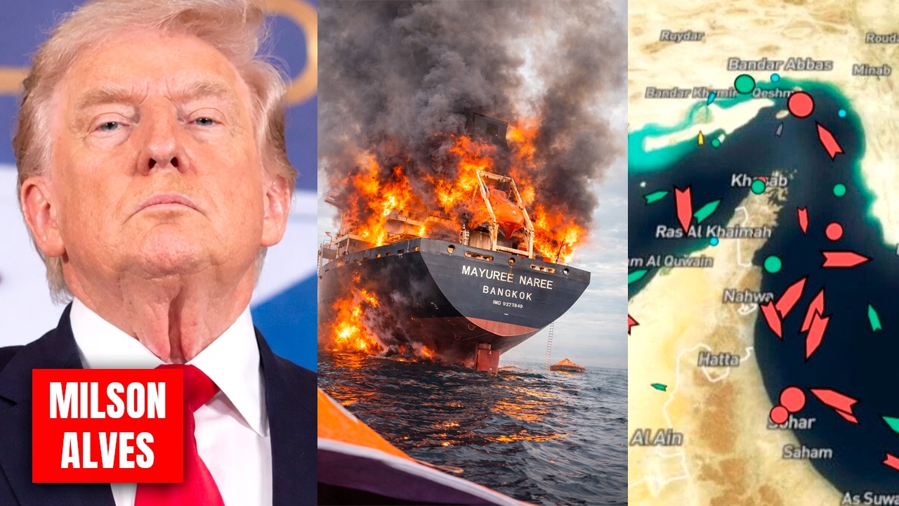 ÚLTIMAS: Entrevista TRUMP expõe fechamento brutal de ORMUZ contra o IRÃ