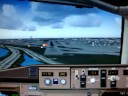 Aterrizaje en Miami, con LAN, desde Ezeiza vista de cabina