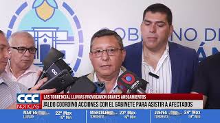 LAS TORRENCIAL LLUVIAS PROVOCARON GRAVES ANEGAMIENTOS