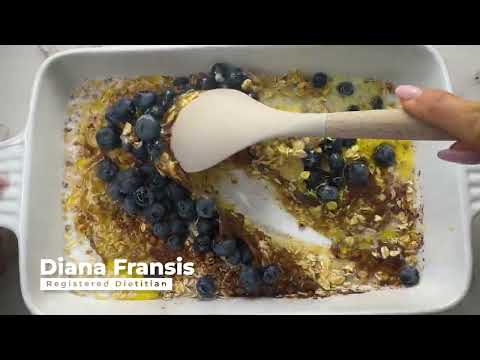 Protein-Packed Blueberry Baked Oats