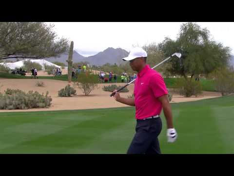Tiger Woods’ approach to inches at 2015 Waste Management Phoenix Open