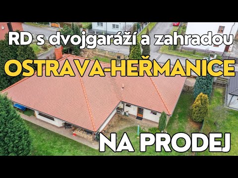 Video Prodej rodinného domu s dvojgaráží a zahradou, Ostrava Heřmanice