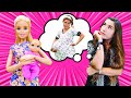 Barbie oyunu Ümit ile. Ümit neden hamile numarası yapıyor? Bebek bakma oyunu!