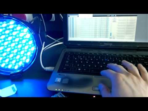 how to control dmx lights with computer