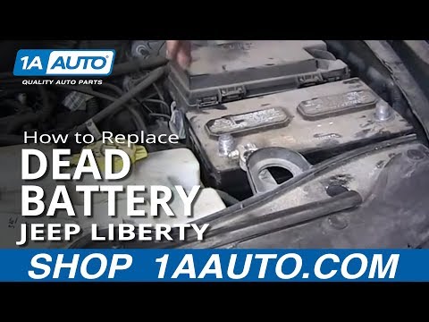 How To Install Replace Dead Battery 2002 2012 Jeep Liberty Dodge Nitro