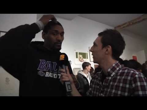 TheBasketballJoneses - Saturday, December 18th was a strange night in the life of Ron Artest, even by Ron Artest's standards. A group of Toronto artists created an art show celebra...