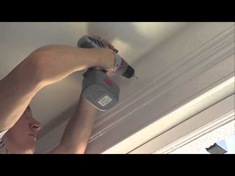 how to fit curtain track