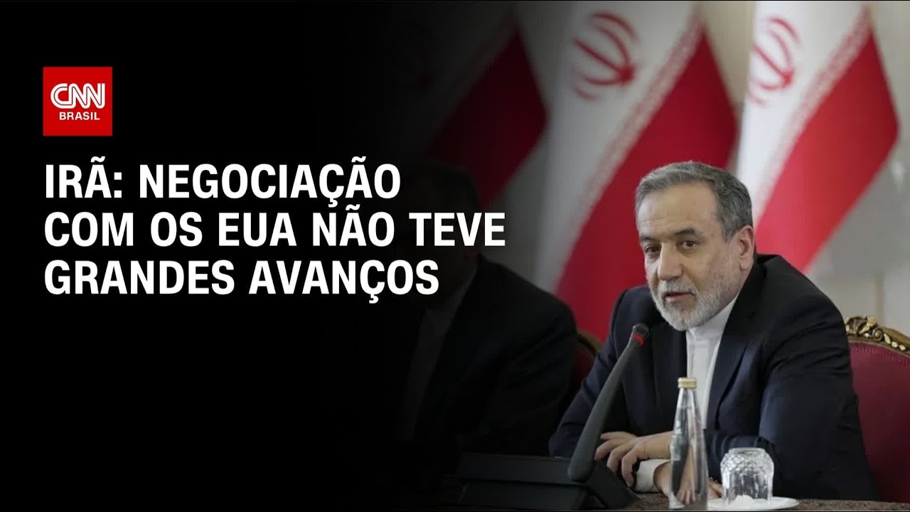 Irã diz que negociação com os EUA não teve progresso significativo | LIVE CNN