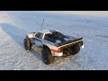 HPI Baja 5T on snow (Bambi on ice)