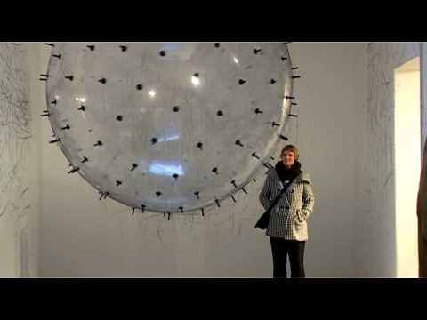 Installation - ADA - analog interactive installation / kinetic sculpture / post-digital drawing machine by Karina Smigla-Bobinski. Music by Mohammad Reza Mortazavi. Complet...