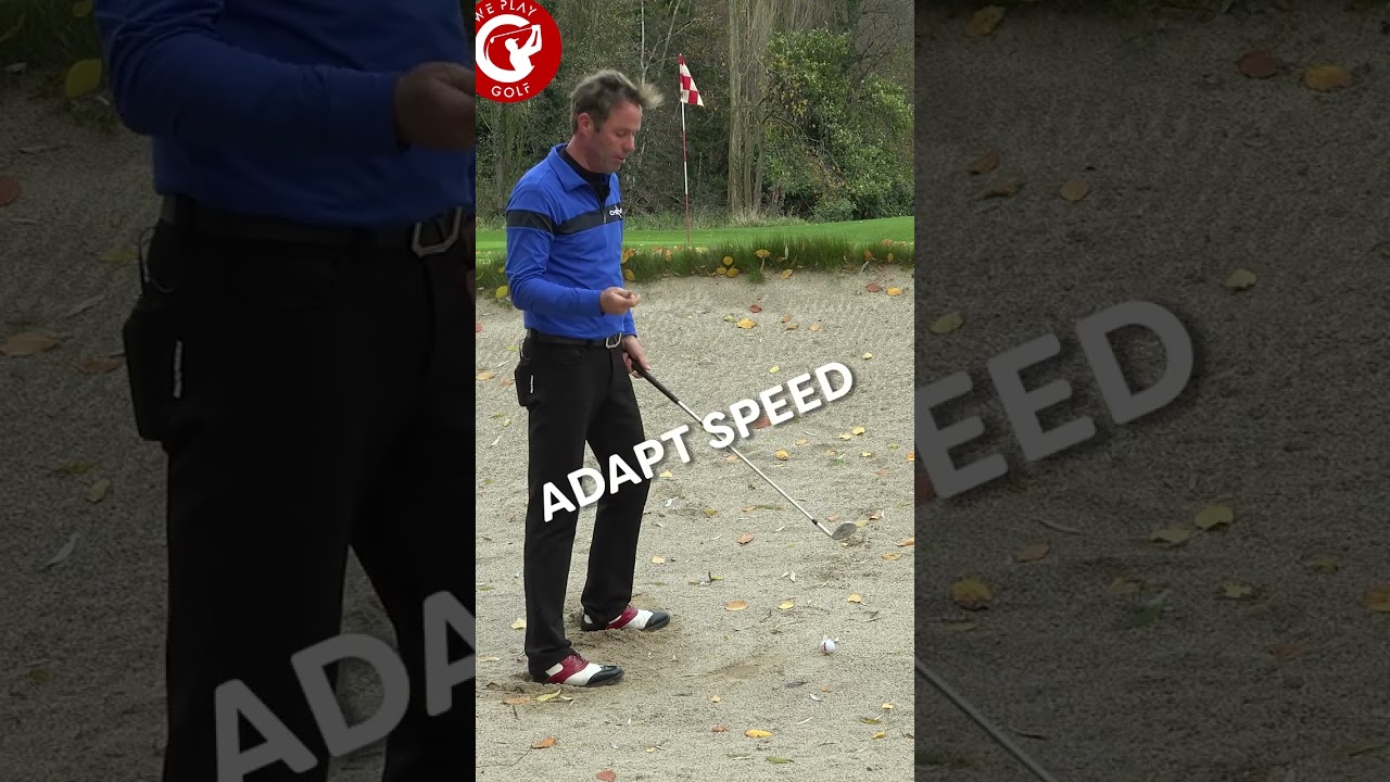 How to play a wet bunker shot #shorts