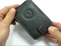 PDair Leather Case for HP iPAQ h2200 Series Flip Type Black