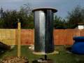 Vawt with 3 logarithmic blades at 80 RPM (no load)