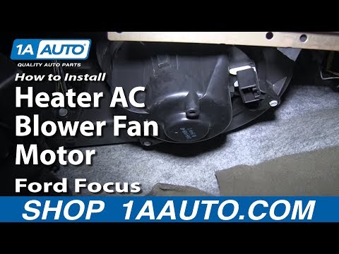 How To Install Replace Heater AC Blower Fan Motor 2000-07 Ford Focus