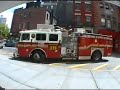 FDNY Squad 18 and Hazmat Truck coming home