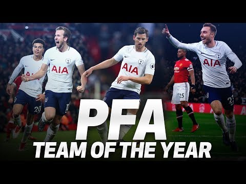 Video: HARRY KANE, CHRISTIAN ERIKSEN & JAN VERTONGHEN | PFA TEAM OF THE YEAR 2017/2018