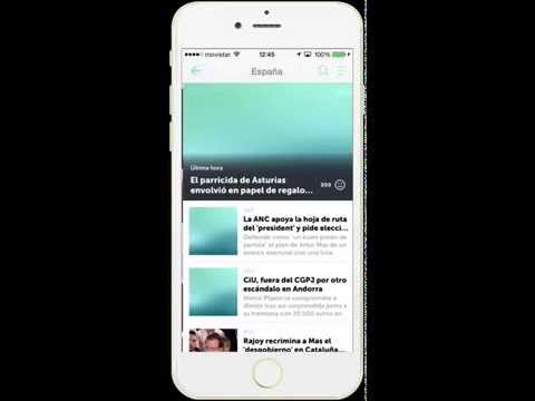 Video de la aplicación El Mundo