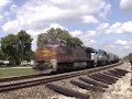 BNSF 802 west leads the X IHBHAS at Lockport, IL. Please rate and comment! 09/07/08