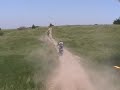 The Junk man rides, Harlan County Lake motorcycle trail
