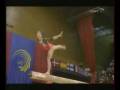 Balanse beam. Salto tucked to arabesque (Steliana Nistor and Nastya Liukina)