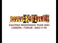 BACKFIRE - London 16-11-2003 (zachar rec)