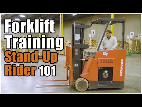 Standup forklift training