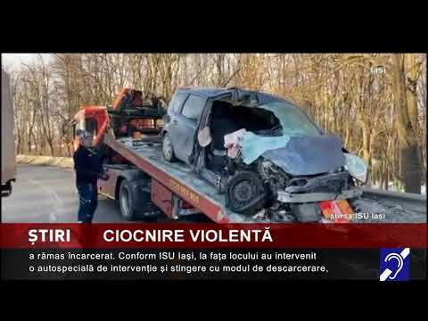 Ciocnire violentă, în Iași