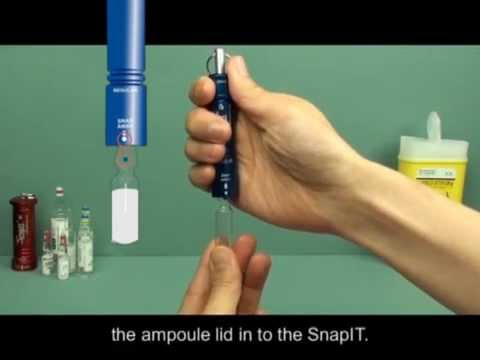 how to snap ampoule