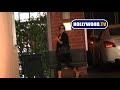 Kim Kardashian gets a pedicure in Beverly Hills