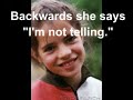backwards speech in children