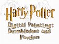 Speed Painting - Dumbledore and Fawkes From Harry Potter