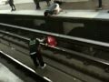 Guy falls on MARTA tracks in Atlanta, if he touches that 3rd rail...