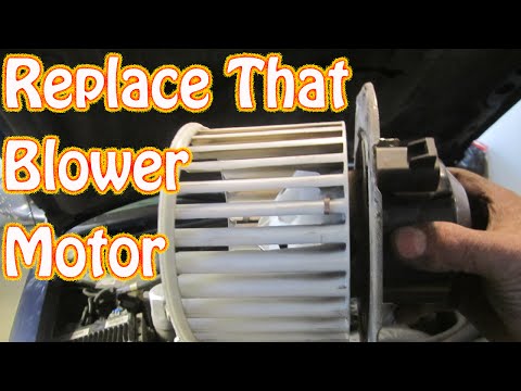DIY How to Replace a Noisy Heater \ AC Blower Motor on a Chevy Blazer S10 GMC Jimmy