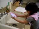wash dishes