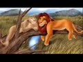 At the beginning with simba and nala